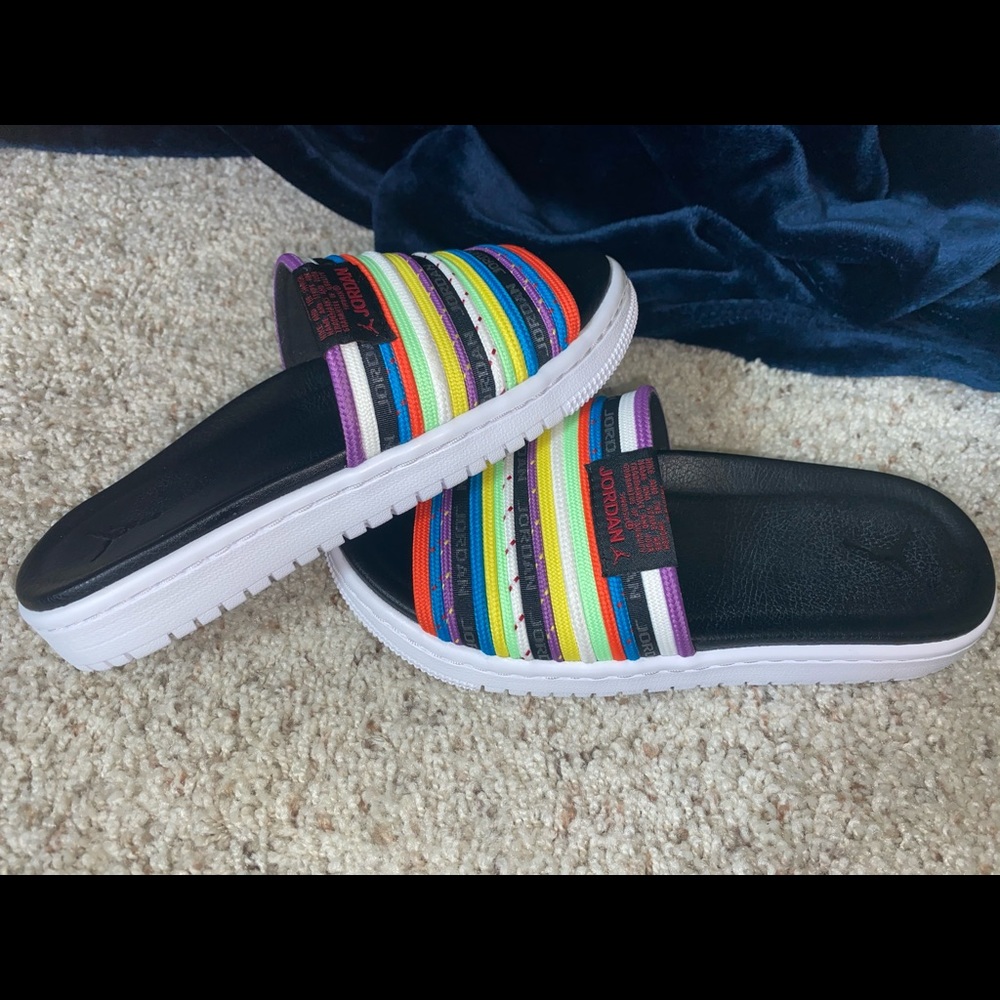 Multicolor Jordan Slides